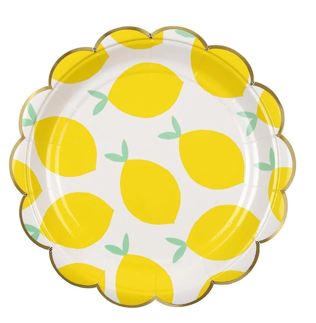 Lemons Dessert Plate