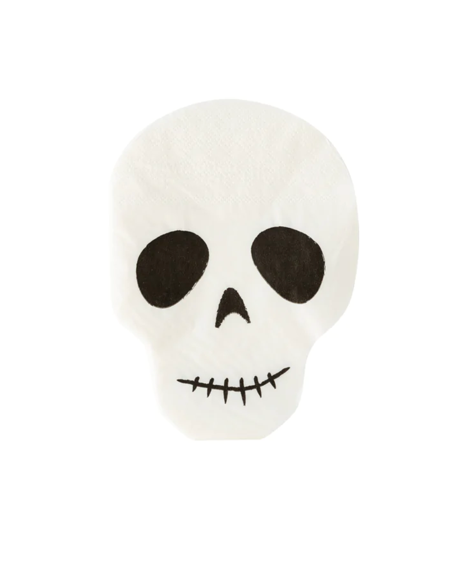 Halloween Skull Shaped Napkin
