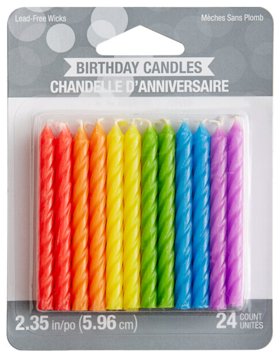 Rainbow Solid Candles