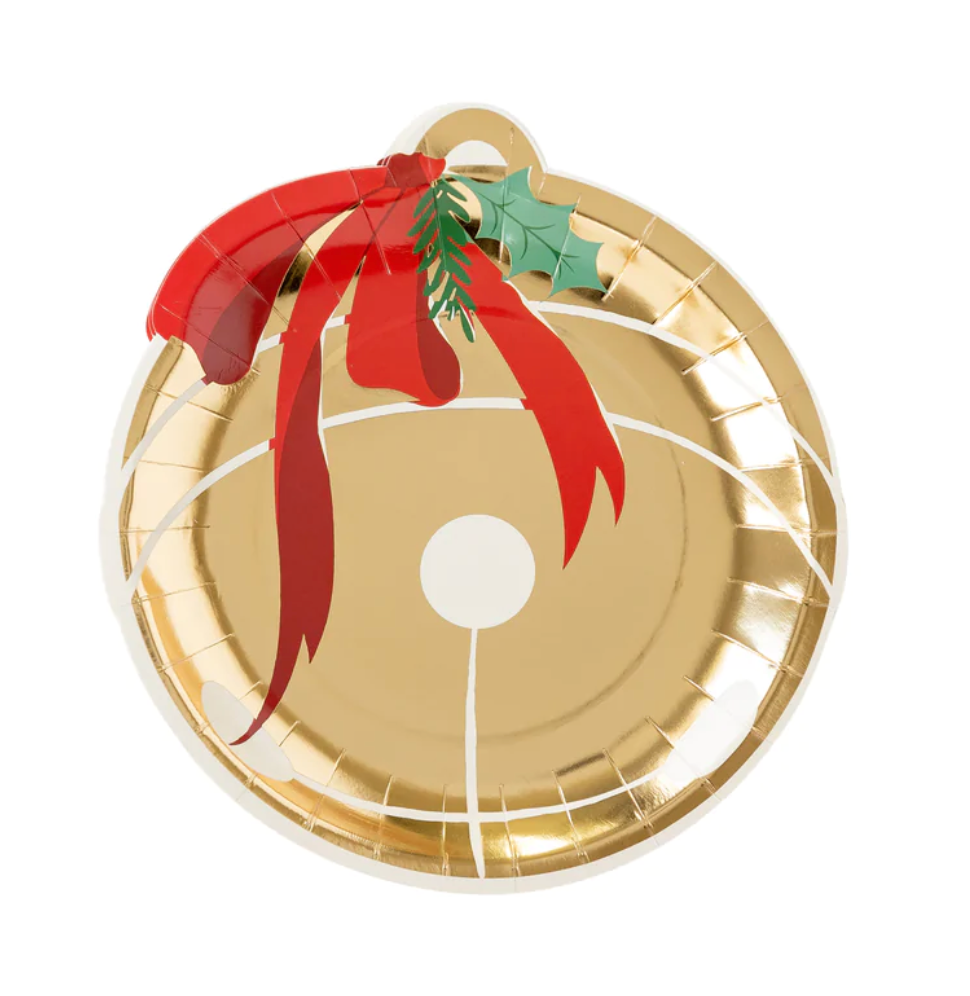 Bell Shaped Holiday Plates