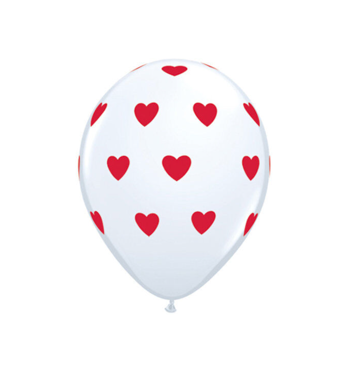 11" Hearts Valentine Latex Balloon (10 pack)