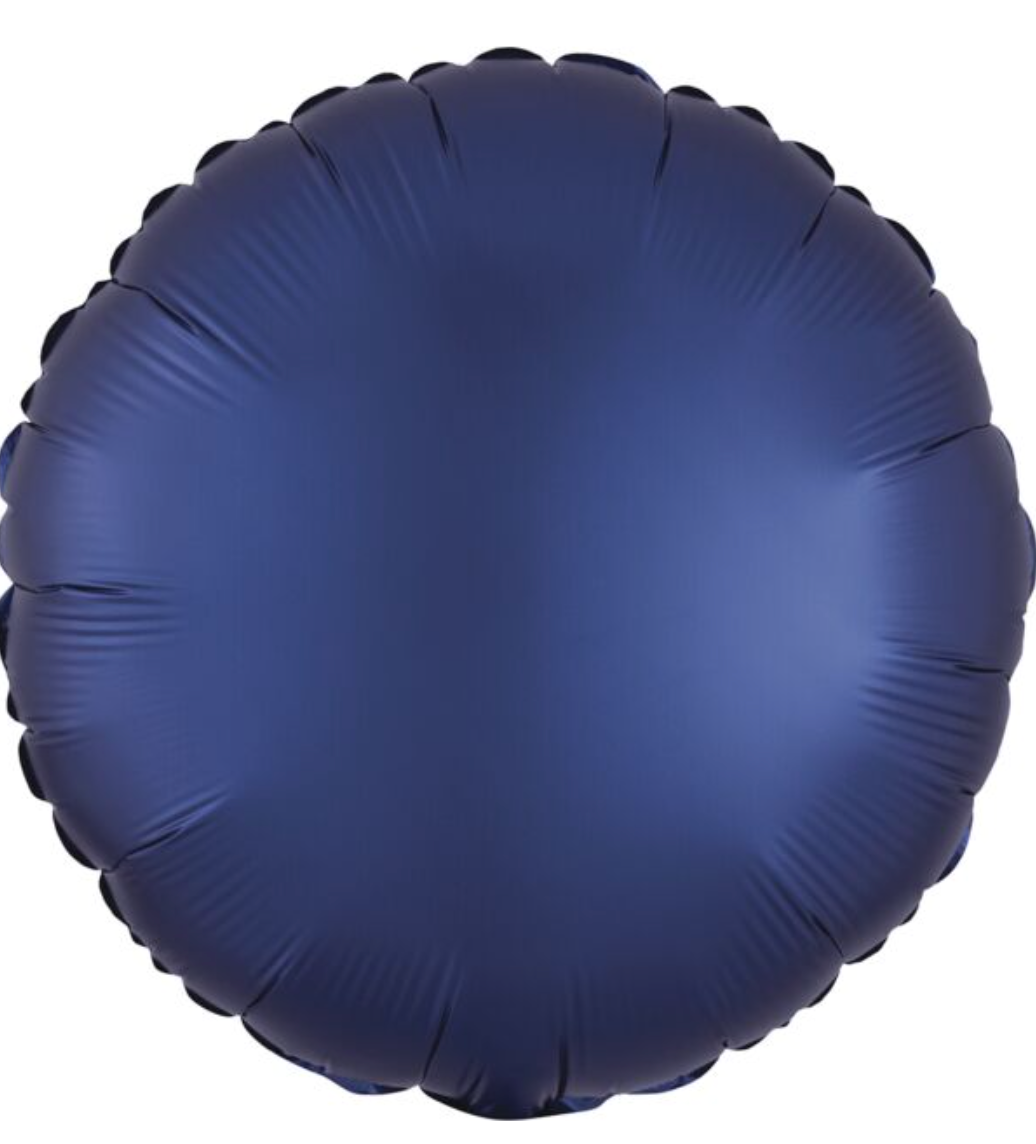 17" Luxe Navy Round Balloon