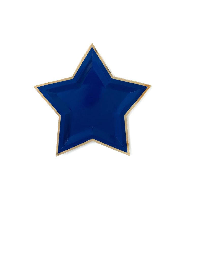 Blue Star Plate