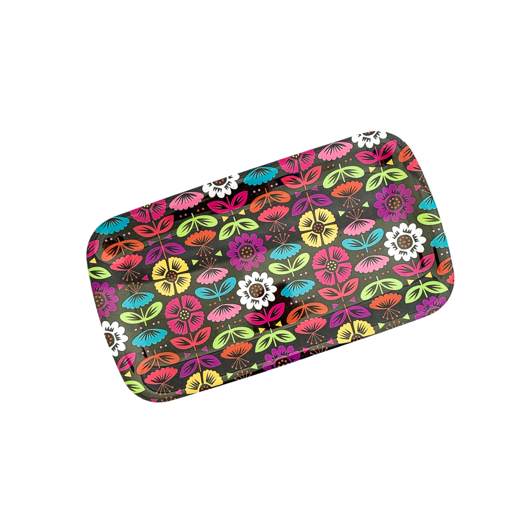 Bright Floral Charcuterie & Serving Tray
