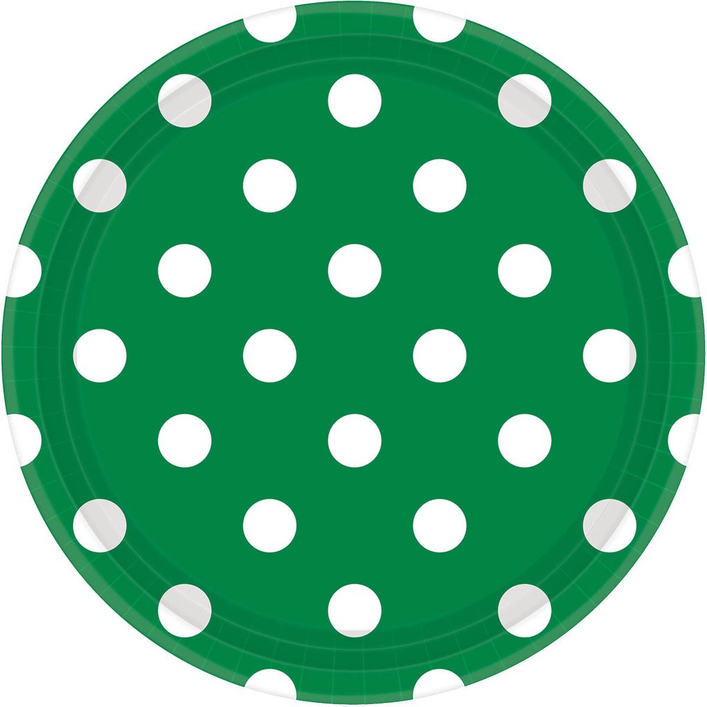 Green Dots Plate