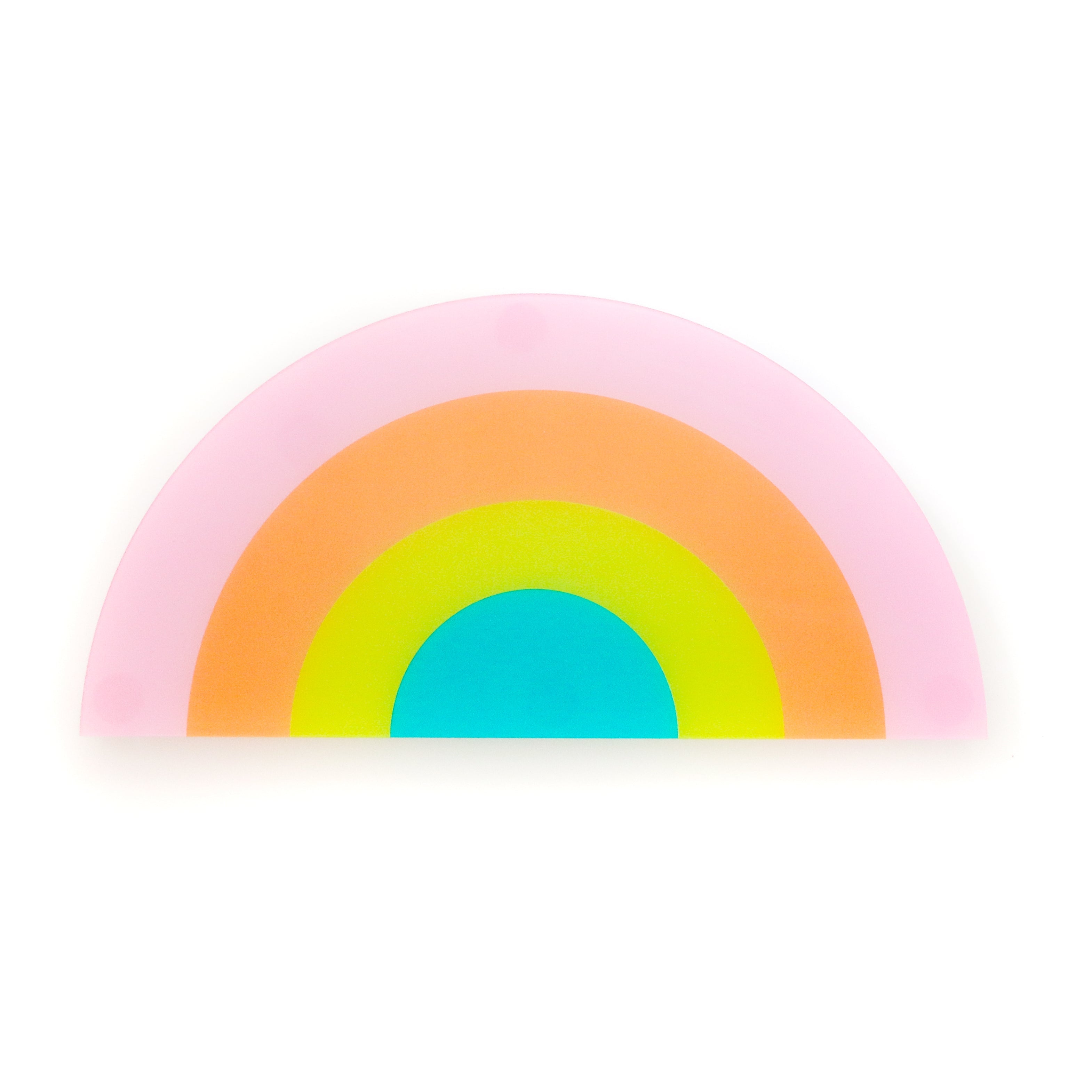 Acrylic Rainbow Charcuterie Board by Kailo Chic