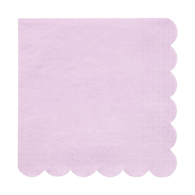 purple scalloped edge napkin 