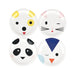 paper animal face party plates 