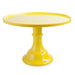 solid yellow cake stand perfect for birthdays, baby showers, bachelorette parties, bridal showers and more! 